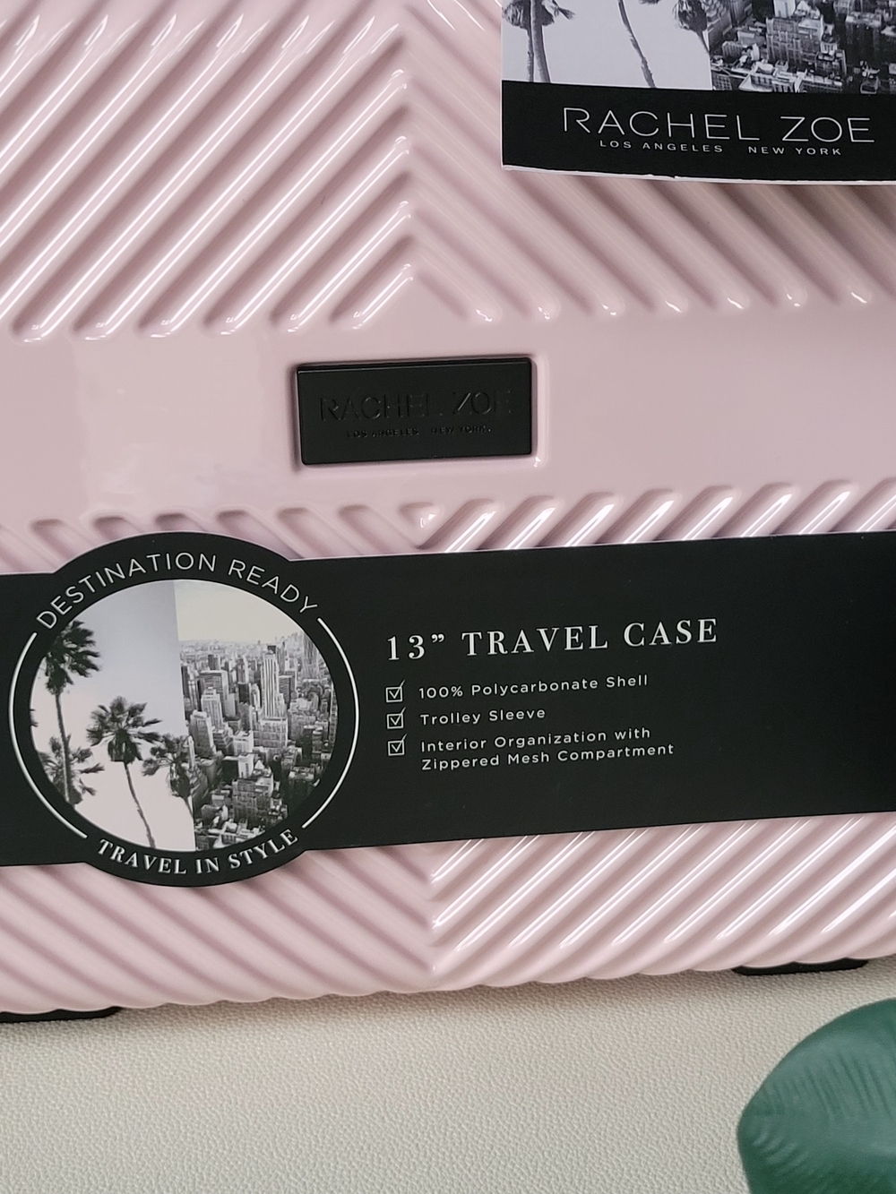 Rachel Zoe 13" Travel Case - Light Pink - Picture 6 of 8
